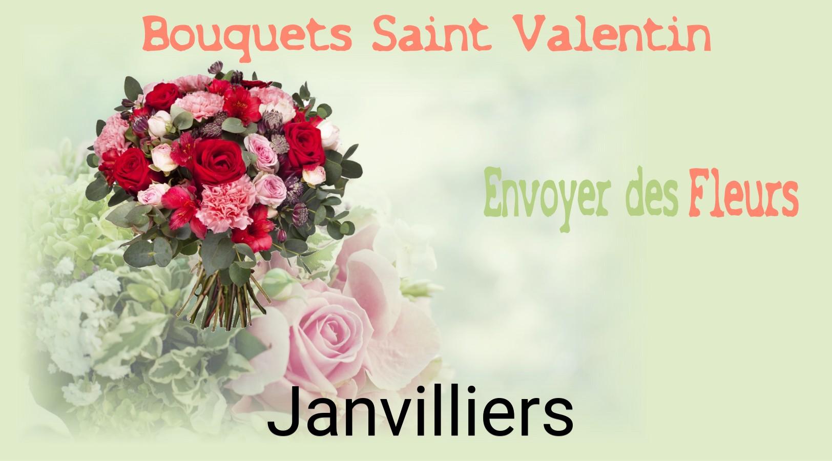 Roses de Saint-Valentin livrées à Janvilliers